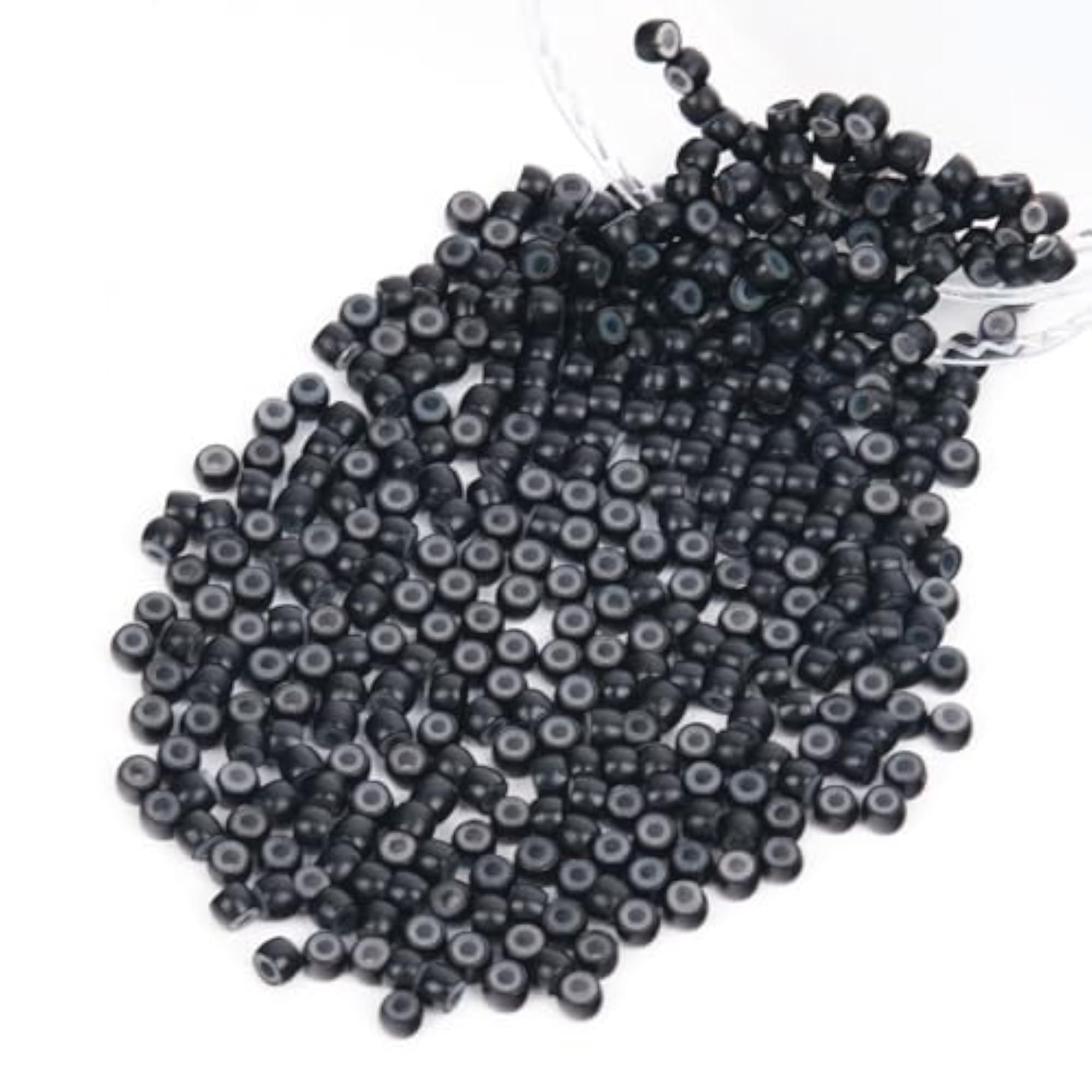 500 PCS Nano Silicone Lined Micro Ring Hair Extension Beads